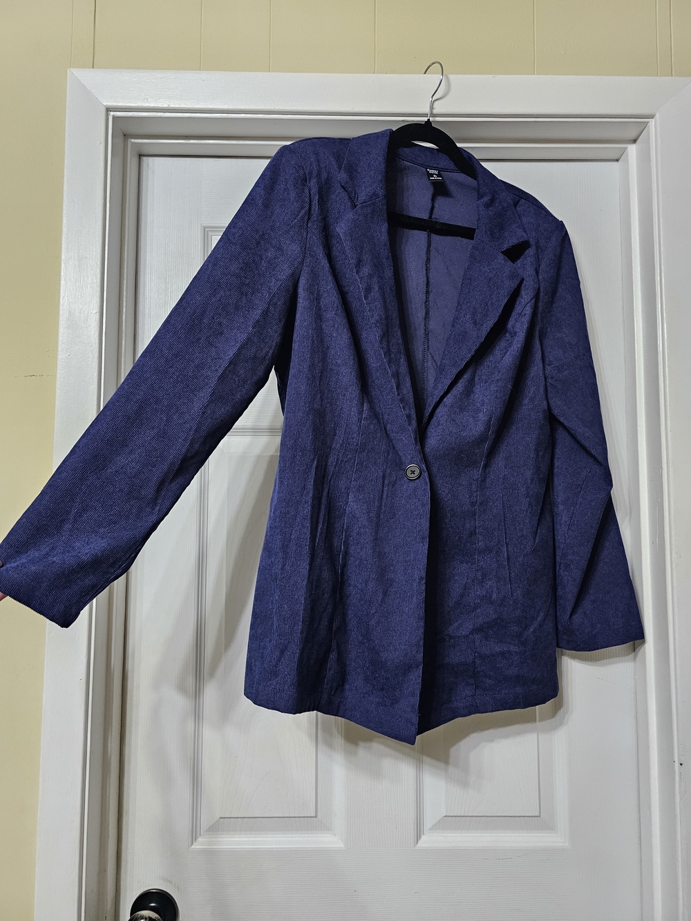 Women's Tailored Deep Blue Blazer Jacket
